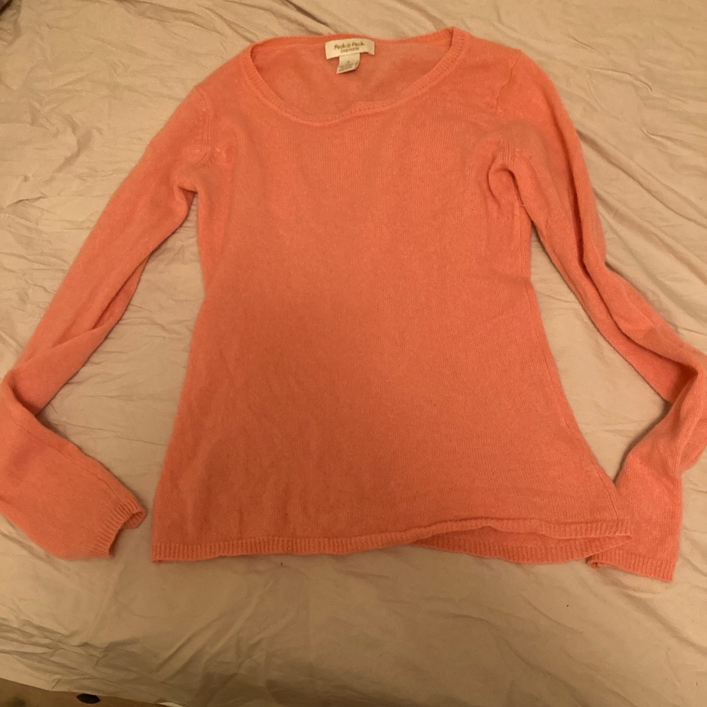 Peck & Peck Pink Cashmere Sweater